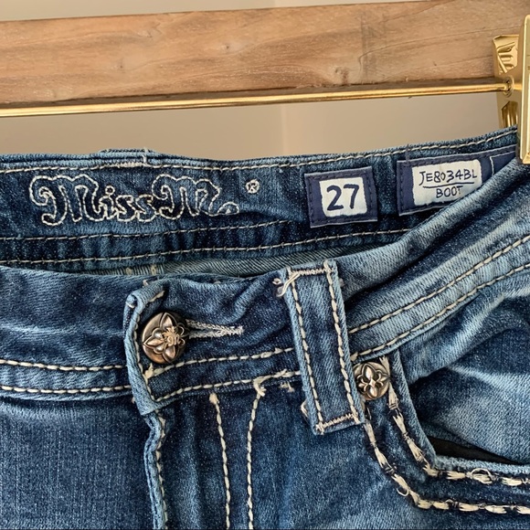 Miss Me Bootcut Stretch Jean, Waist 27 - Picture 3 of 15
